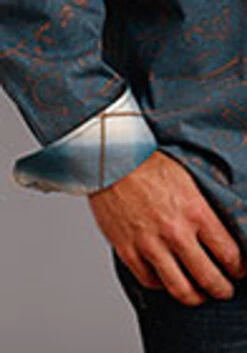 Stetson Cotton Steel Paisley L/S Western Shirt -Boutique Western Clothing Store 1100105261054c 84852.1680451809