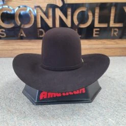 American Hat Co. - 10X Black Cherry Felt Cowboy Hat - Open Crown - 4 1/2" Brim