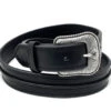 Ariat Black Half Center Bump Western Belt
