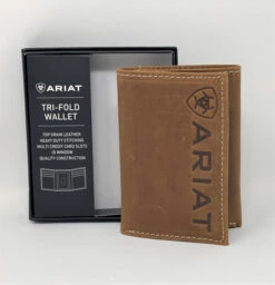 Ariat Firebrand Logo Tri-Fold Wallet
