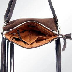 American Darling Leather/Saddle Blanket Cross Body Bag W/Fringe 7 American Darling Leather/Saddle Blanket Cross Body Bag W/Fringe -Boutique Western Clothing Store ADBGZ213A 3 93812.1682097538