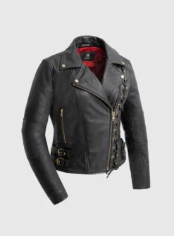 Whet Blu Giselle Lambskin Moto Fashion Jacket