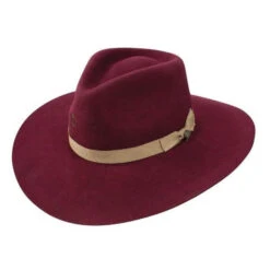 Charlie 1 Horse Burgundy Felt Western Hat- Highway