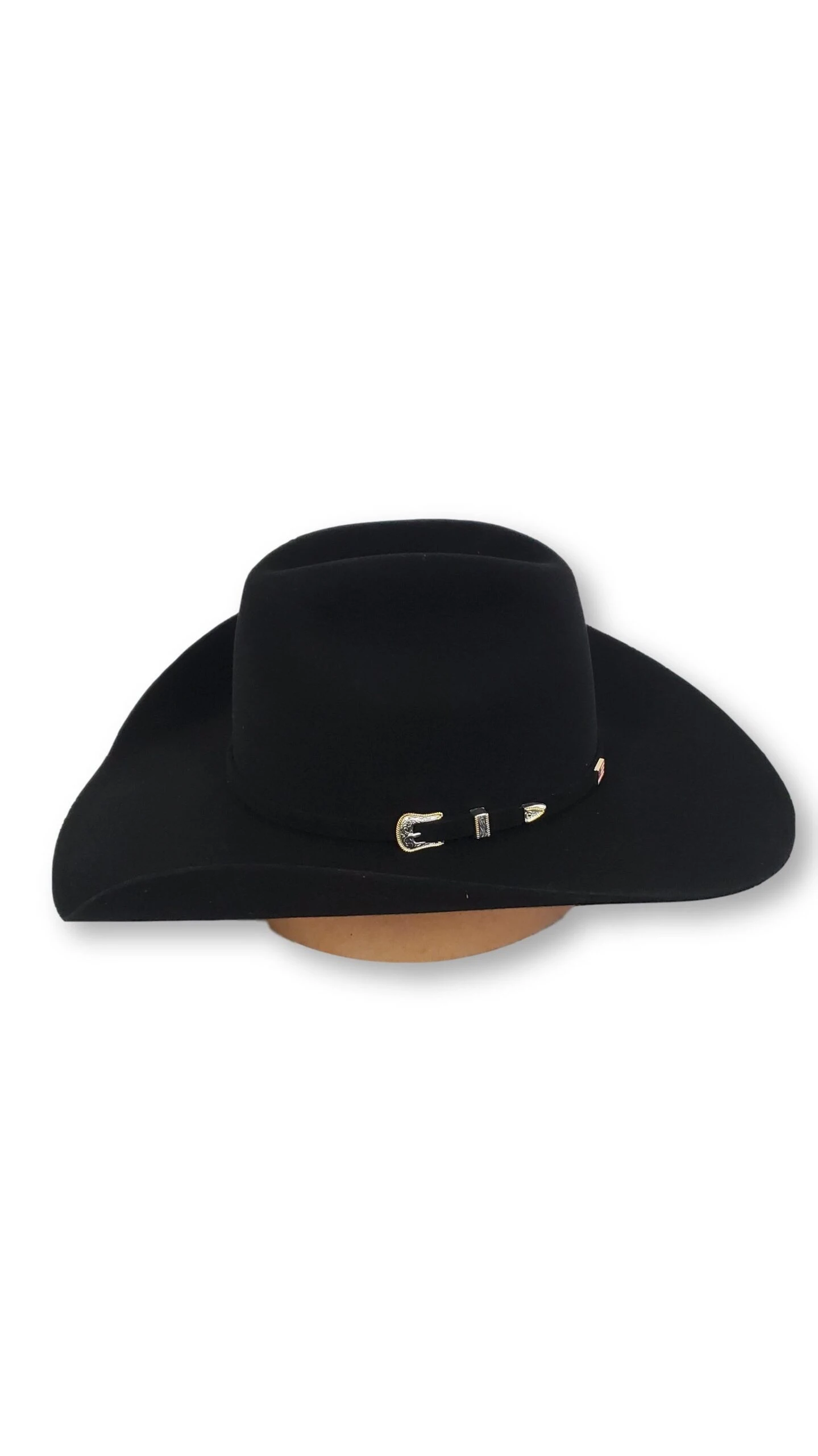 American Hat Co. - 10X Black Felt Cowboy Hat - 4 1/4" Brim 2 American Hat Co. - 10X Black Felt Cowboy Hat - 4 1/4" Brim - Image 2