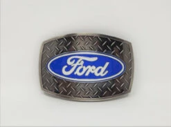 Ford Diamond Plate Stainless Steel Belt Buckle