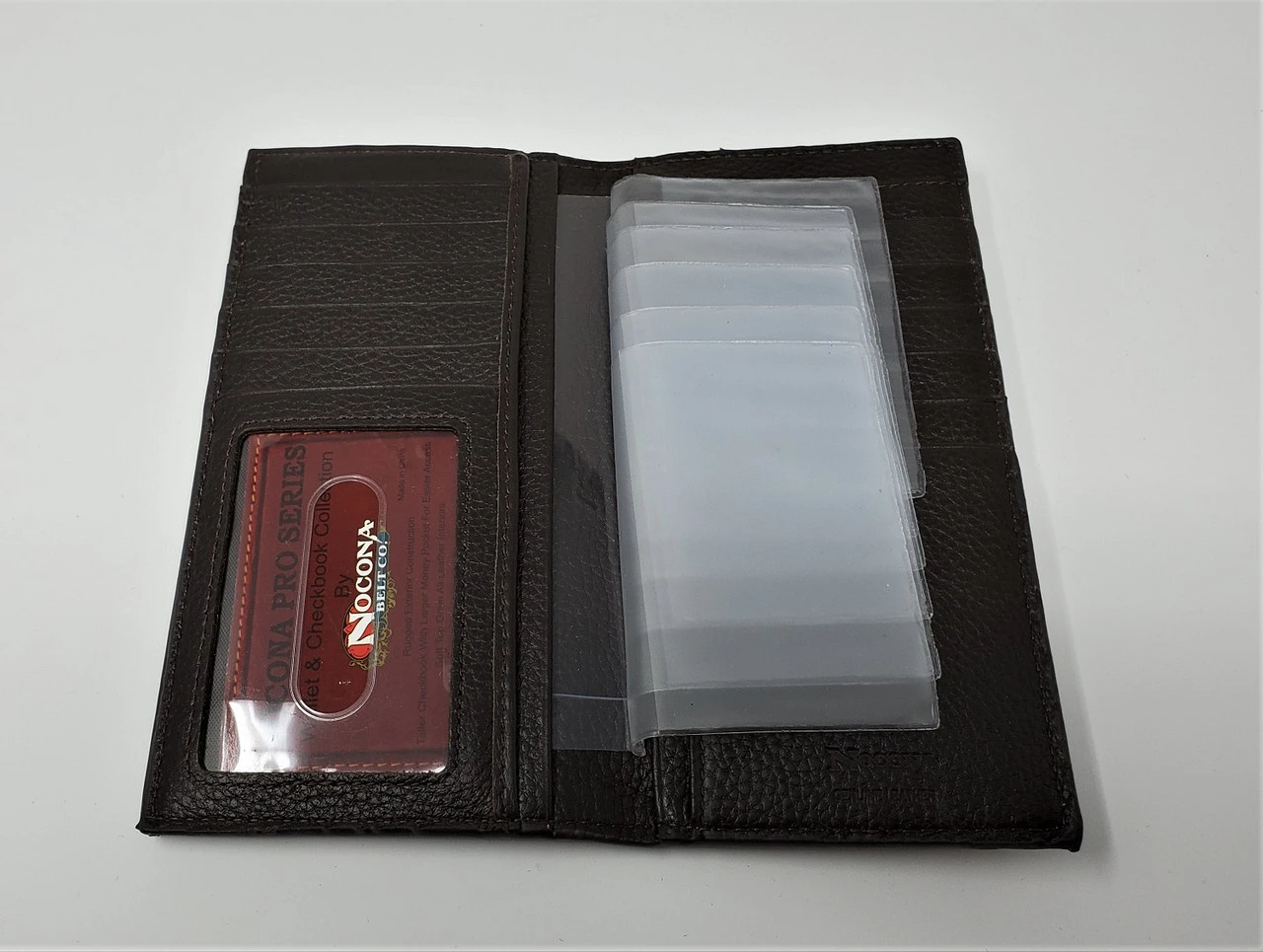 Nocona Leather Basketweave Star Rodeo Wallet/Checkbook 2 Nocona Leather Basketweave Star Rodeo Wallet/Checkbook - Image 2