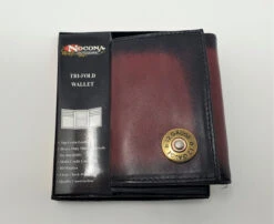 Nocona Leather 12 Gauge Tri-Fold Wallet