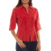 Cantina 3/4 Sleeve Peruvian Cotton Blouse