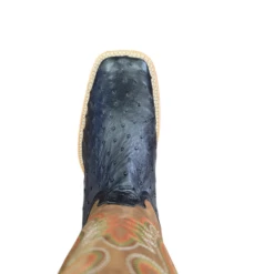 Men's Black Full Quill Ostrich Boot -Boutique Western Clothing Store PhotoRoom 20230320 125253 2