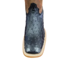 Men's Black Full Quill Ostrich Boot -Boutique Western Clothing Store PhotoRoom 20230320 125253 3