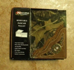 Nocona Mossy Oak/12 Gauge Bi-Fold Wallet