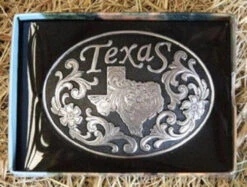 Nocona Texas State Western Belt Buckle