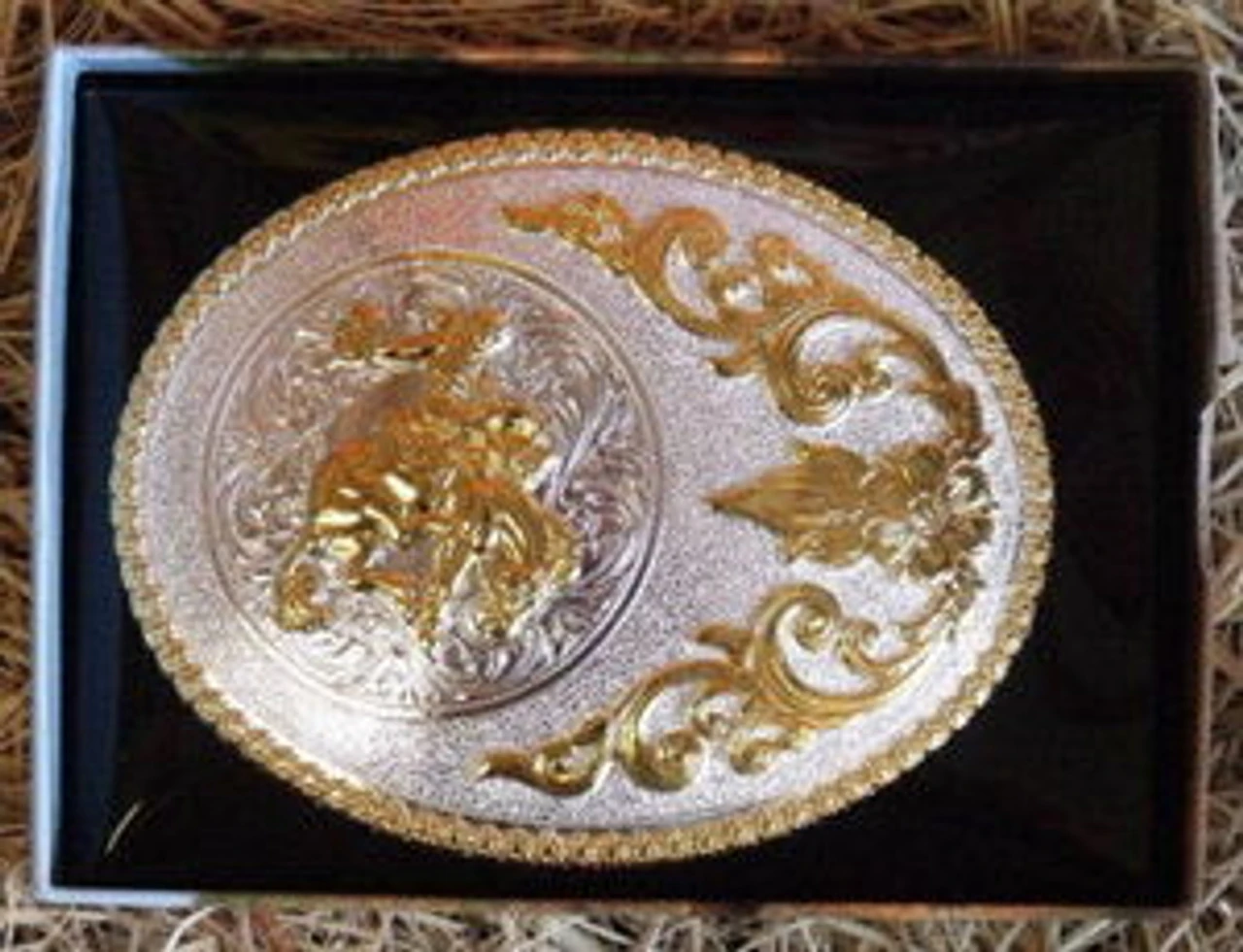Nocona Saddle Bronc Western Belt Buckle 1 Nocona Saddle Bronc Western Belt Buckle