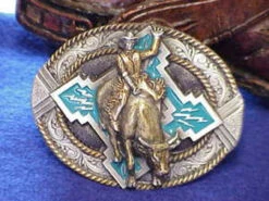 Bullrider Western Belt Buckle