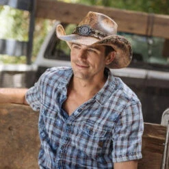 Stampede Men's Straw Cowboy Hat - The Revolver -Boutique Western Clothing Store image 14559b48 3ab0 47d0 8e5f b24271472a99