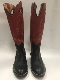 Honcho Black Mule W/ Red Top #8836