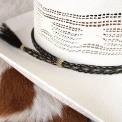 Horsehair Braided Hat Band - Snip -Boutique Western Clothing Store medium 177cd554 4dce 4a0b b2ba b497f4dffe47
