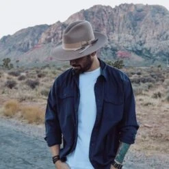 Boutique Western Clothing Store 29 Stetson Mushroom Western Felt Hat - McCrea