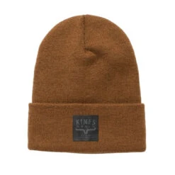 Kimes Ranch Premium Branded Beanie - Workwear Brown