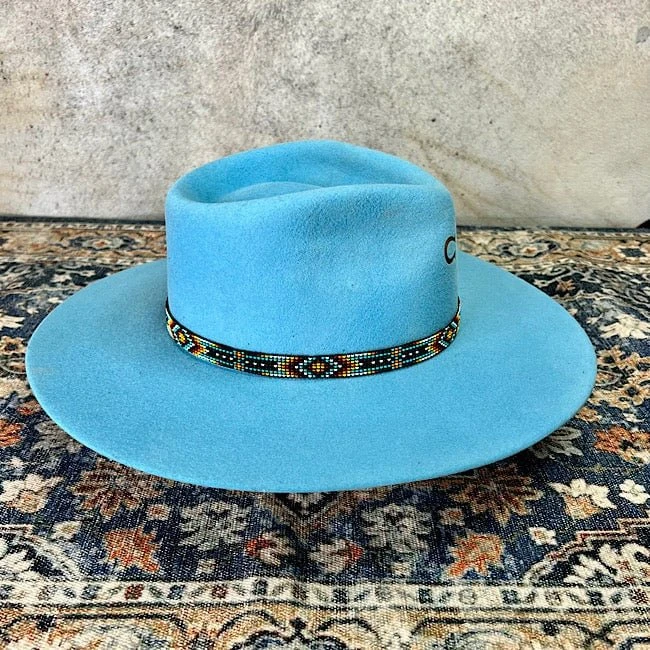 Western Beaded Hat Band - Aztec 6 Western Beaded Hat Band - Aztec - Image 6