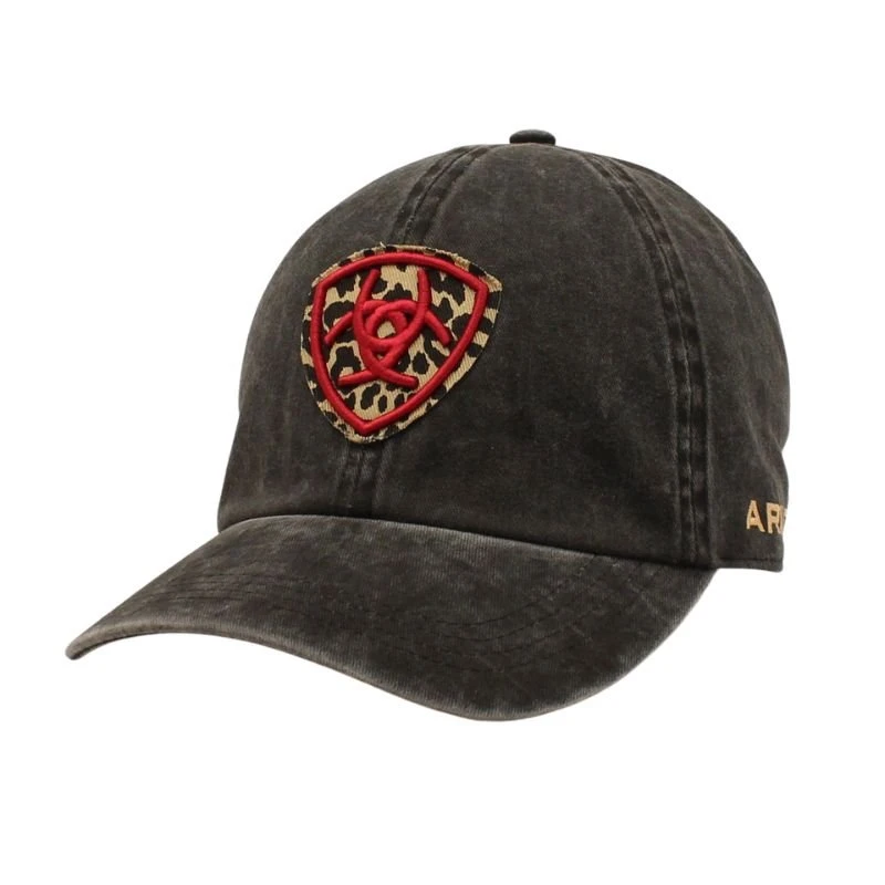 Ariat Ladies Black Denim Ponyflo Cap 1 Ariat Ladies Black Denim Ponyflo Cap