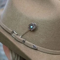 Peyote Bird Sterling Silver T-Bird Hat Stick Pin