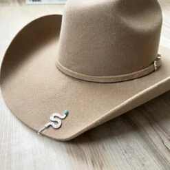 Peyote Bird Sterling Silver Snake Brim Slider