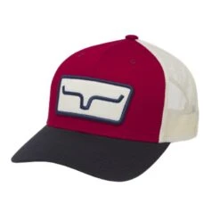 Kimes Ranch Cutter Trucker Cap - Red/Navy