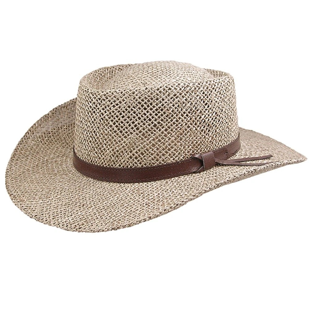 Stetson Gambler Seagrass Straw Outdoor Hat 1 Stetson Gambler Seagrass Straw Outdoor Hat