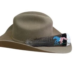 Western Hat Feather With Hand-Painted Horse USA Flag -Boutique Western Clothing Store medium cb6ef764 5196 4700 a941 542cc69407e9