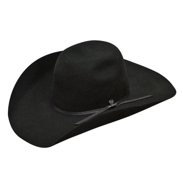 Ariat Men's Black Wool Punchy Cowboy Hat 1 Ariat Men's Black Wool Punchy Cowboy Hat
