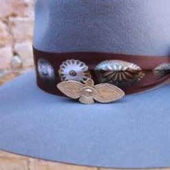 Peyote Bird Sterling Silver Thunderbird Pin