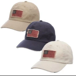 Kids American Flag Baseball Cap
